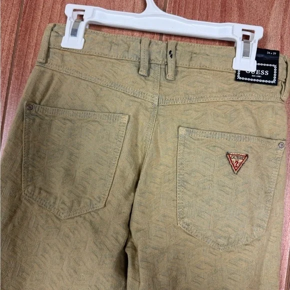 Guess High Rise Cube Yellow Skinny‎ Jeans - Picture 5 of 6